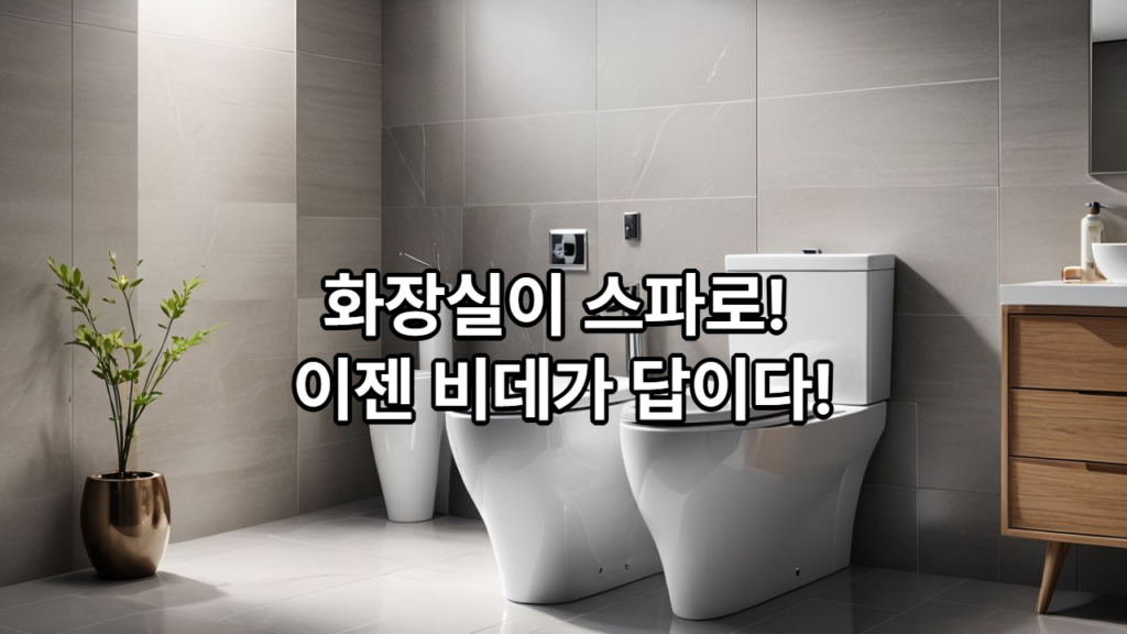 비데: 당신의 엉덩이를 위한 21세기 스파! (주의: 물줄기 쏘는 닌자 로봇일 수도 있음)